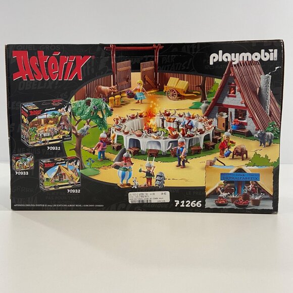 Asterix Playmobil Ordralphabetix Fishmonger Set 71266 73 Pcs Ages 5-99 - Picture 2 of 9